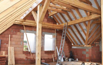 Piercing Hill attic trusses